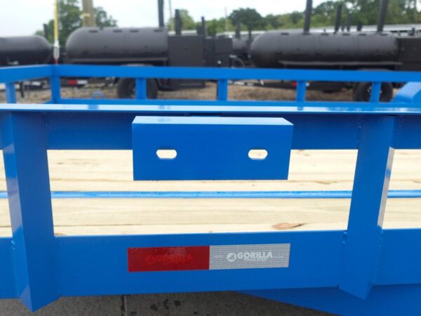 7x20 Heavy Duty Blue Straight Deck Utility Trailer (2) 5,200lb Axles with Brakes - Image 14