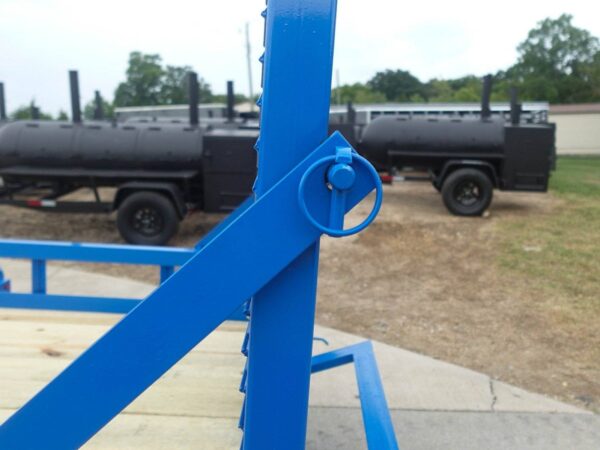 7x20 Heavy Duty Blue Straight Deck Utility Trailer (2) 5,200lb Axles with Brakes - Image 16