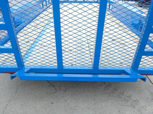 7x20 Heavy Duty Blue Straight Deck Utility Trailer (2) 5,200lb Axles with Brakes - Image 17