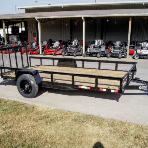7x14 Dovetail Utility Trailer 3,500lb Axle with Brake