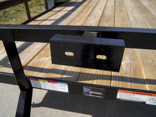 7x14 Dovetail Utility Trailer 3,500lb Axle with Brake - Image 9
