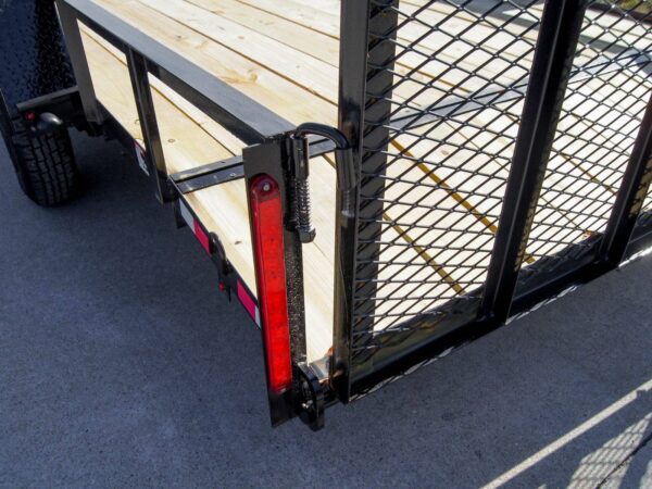 7x14 Dovetail Utility Trailer 3,500lb Axle with Brake - Image 12