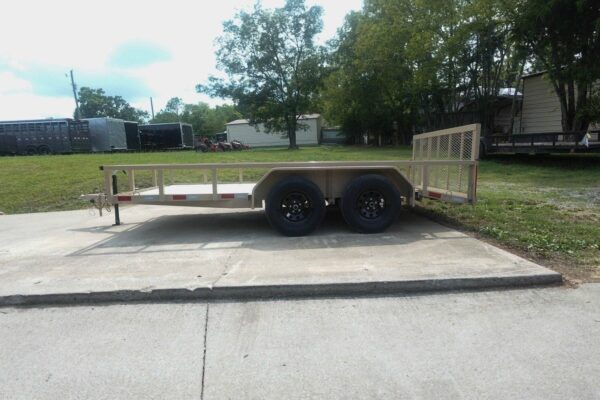 7x14 Straight Deck Tube Top Utility Trailer (2) 3,500lb Axles - Image 3