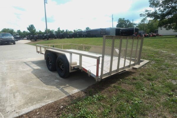 7x14 Straight Deck Tube Top Utility Trailer (2) 3,500lb Axles - Image 6