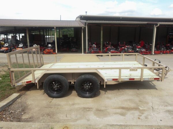 7x14 Straight Deck Tube Top Utility Trailer (2) 3,500lb Axles - Image 8