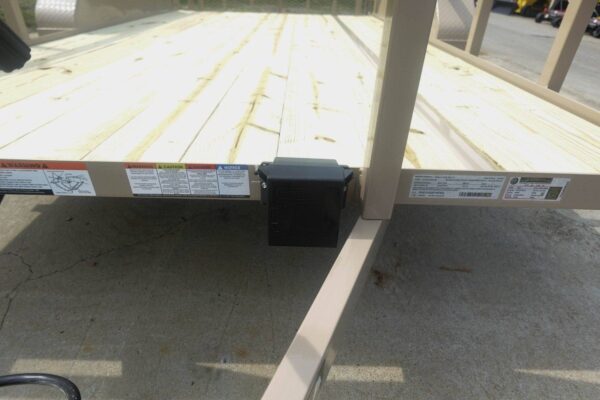 7x14 Straight Deck Tube Top Utility Trailer (2) 3,500lb Axles - Image 11