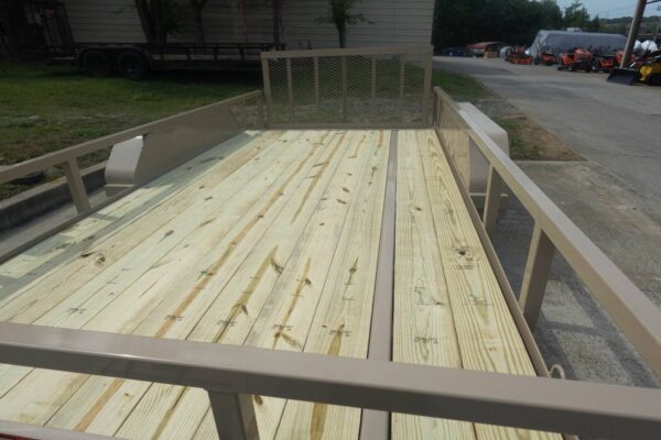 7x14 Straight Deck Tube Top Utility Trailer (2) 3,500lb Axles - Image 12