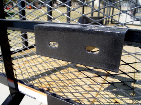 6.4x18 Straight Tail Utility Trailer 6ft Mesh (2) 3500lb Axles - Image 10