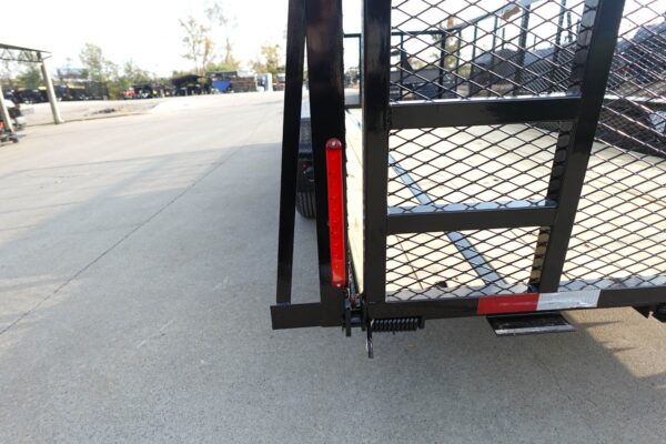 7x20 Heavy Duty Dovetail Utility Trailer 4ft Mesh Sides (2) 5,200lb Axles - Image 8