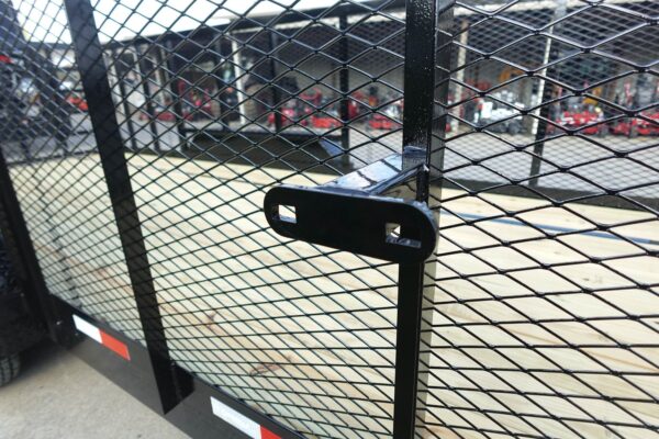 7x20 Heavy Duty Dovetail Utility Trailer 4ft Mesh Sides (2) 5,200lb Axles - Image 12