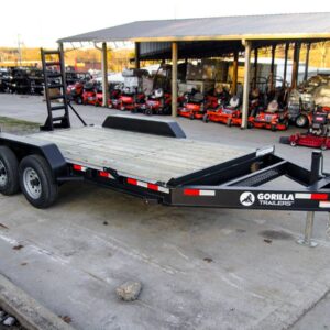 7x14 IBeam Equipment Trailer (2) 5200lb Axles with Stand-Up Ramps