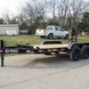 7x14 IBeam Equipment Trailer (2) 7K Axles with Stand-Up Ramps - Image 3