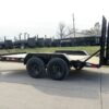 7x14 IBeam Equipment Trailer (2) 7K Axles with Stand-Up Ramps - Image 5