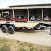 7x14 IBeam Equipment Trailer (2) 7K Axles with Stand-Up Ramps - Image 9