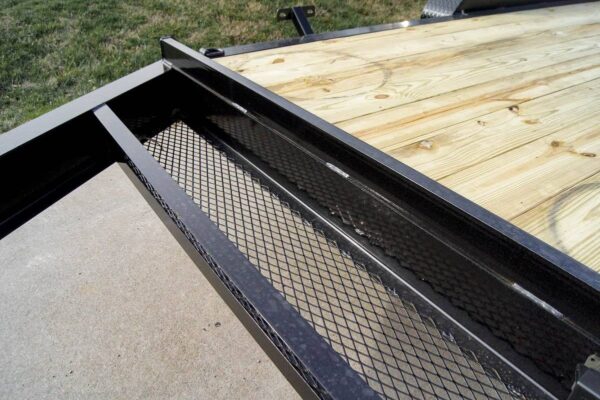 7x14 IBeam Equipment Trailer (2) 7K Axles with Stand-Up Ramps - Image 11