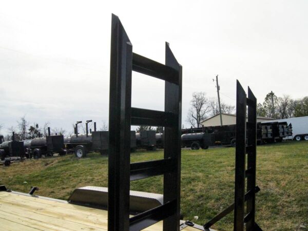 7x14 IBeam Equipment Trailer (2) 7K Axles with Stand-Up Ramps - Image 15