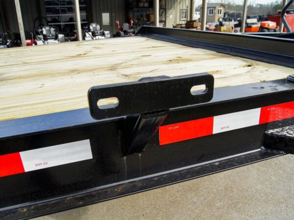 7x14 IBeam Equipment Trailer (2) 7K Axles with Stand-Up Ramps - Image 16