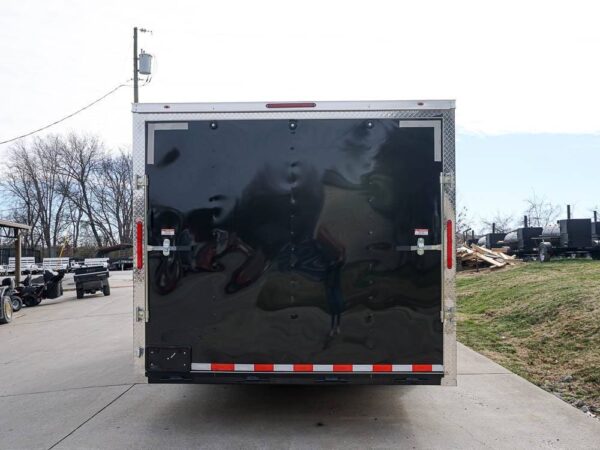 Enclosed Trailer 8.5'x22' Red & Black - Car Hauler Storage - Image 7
