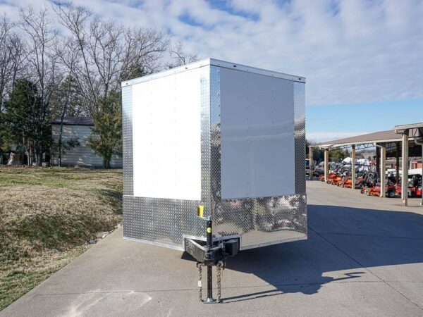 Enclosed Trailer 8.5' x 20' White - Cargo Hauler Car Motorcycle Storage