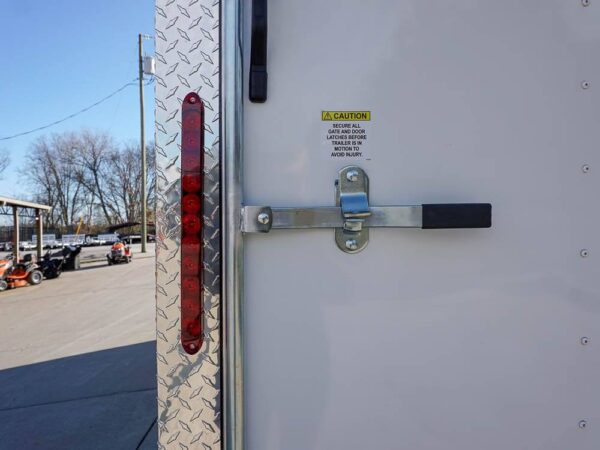 Enclosed Trailer 8.5' x 20' White - Cargo Hauler Car Motorcycle Storage - Image 11
