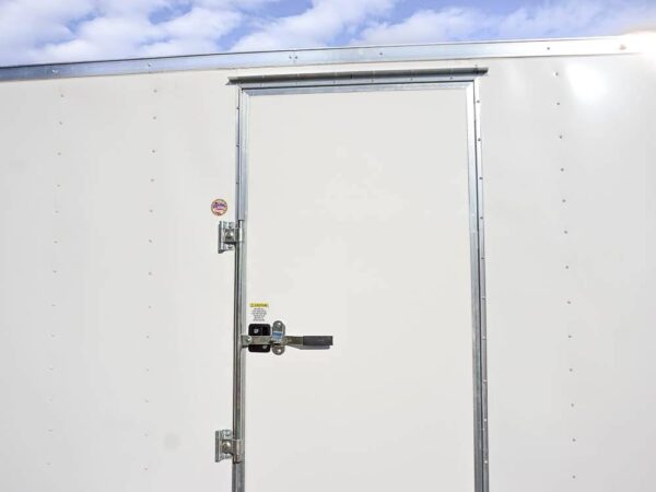 Enclosed Trailer 8.5' x 20' White - Cargo Hauler Car Motorcycle Storage - Image 12