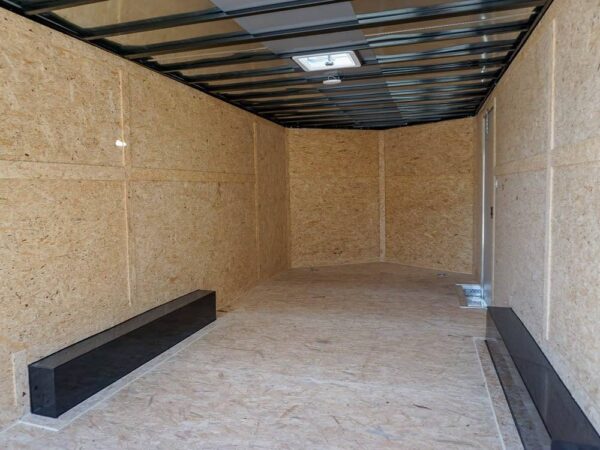 Enclosed Trailer 8.5' x 20' White - Cargo Hauler Car Motorcycle Storage - Image 16
