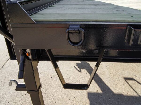 8.5x30 IBeam Gooseneck Deckover Trailer (2) 7K Axles Stand-Up Ramps - Image 9