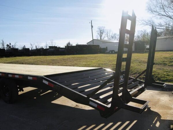 8.5x30 IBeam Gooseneck Deckover Trailer (2) 7K Axles Stand-Up Ramps - Image 11