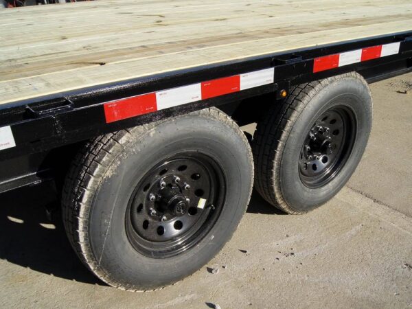 8.5x30 IBeam Gooseneck Deckover Trailer (2) 7K Axles Stand-Up Ramps - Image 12