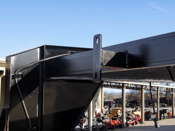 8.5x30 IBeam Gooseneck Deckover Trailer (2) 7K Axles Stand-Up Ramps - Image 13