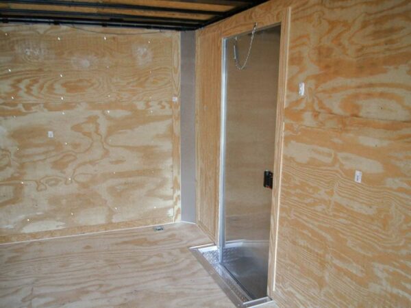 8.5x28 Flat Nose White Enclosed Trailer (2) 5,200lb Axles Cargo Storage - Image 20