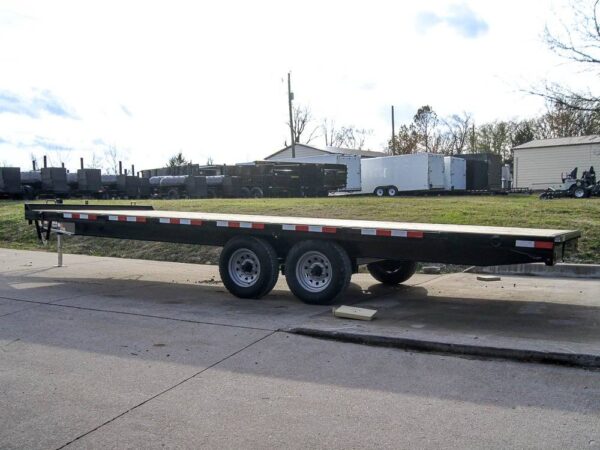 8.5x22 IBeam Deckover Equipment Trailer Straight Deck (2) 5200lb Axles - Image 5