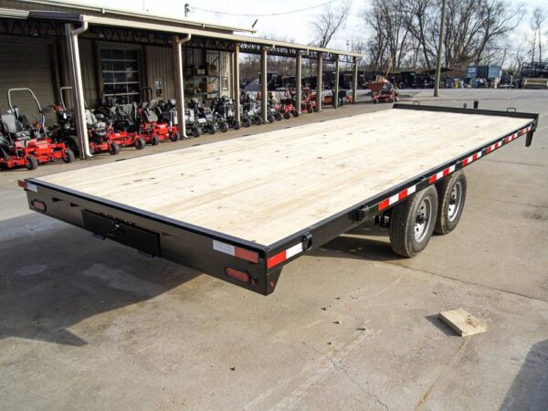 8.5x22 IBeam Deckover Equipment Trailer Straight Deck (2) 5200lb Axles - Image 7