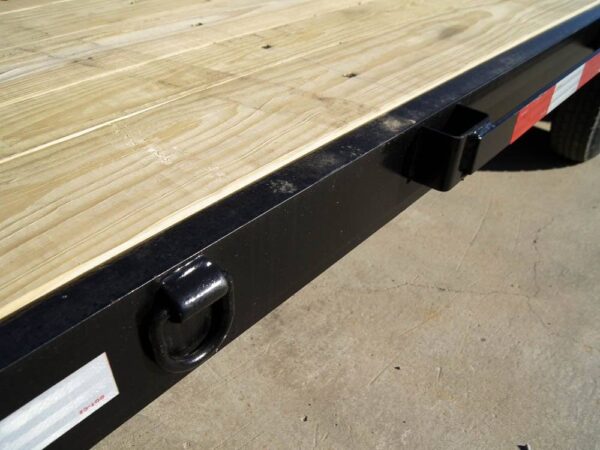 8.5x30 IBeam Gooseneck Straight Deckover Trailer (2) 7K Axles Slide Ramps - Image 7