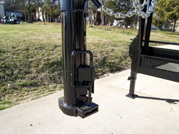 8.5x30 IBeam Gooseneck Straight Deckover Trailer (2) 7K Axles Slide Ramps - Image 11