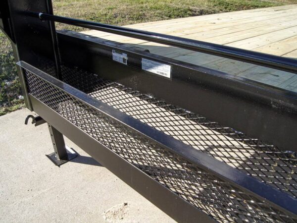 8.5x30 IBeam Gooseneck Straight Deckover Trailer (2) 7K Axles Slide Ramps - Image 12