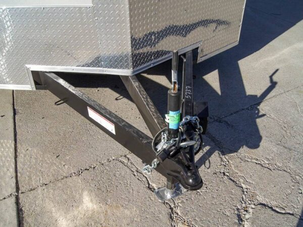 8.5x20 Silver V-Nose Slant Top Enclosed Trailer (2) 5200lb Axles - Image 10