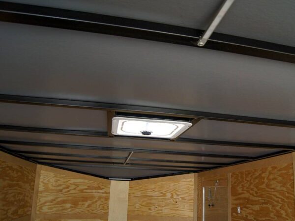 8.5x20 Silver V-Nose Slant Top Enclosed Trailer (2) 5200lb Axles - Image 16