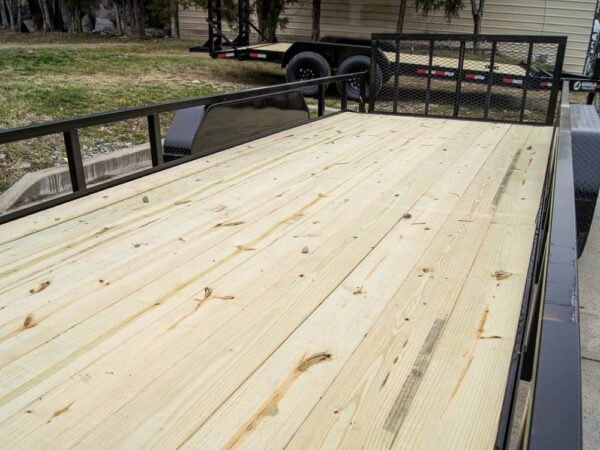 7x20 Tube Top Dovetail Utility Trailer (2) 3500lb Axles - Image 11