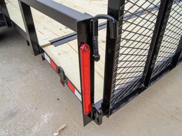 7x20 Tube Top Dovetail Utility Trailer (2) 3500lb Axles - Image 16
