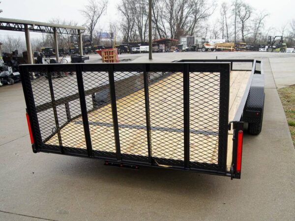 7x20 Dovetail Utility Trailer with Side Baskets (2) 3,500lb Axles - Image 6