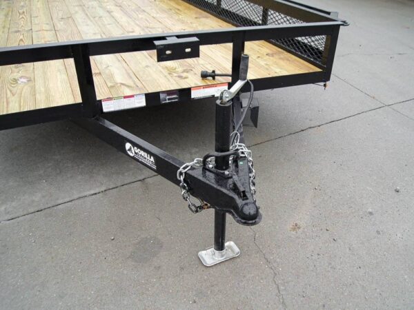 7x20 Dovetail Utility Trailer with Side Baskets (2) 3,500lb Axles - Image 10