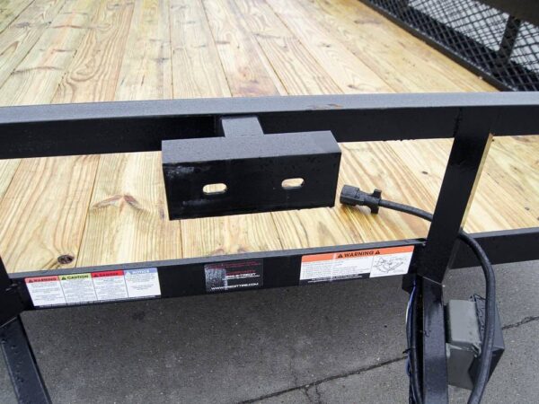 7x20 Dovetail Utility Trailer with Side Baskets (2) 3,500lb Axles - Image 11