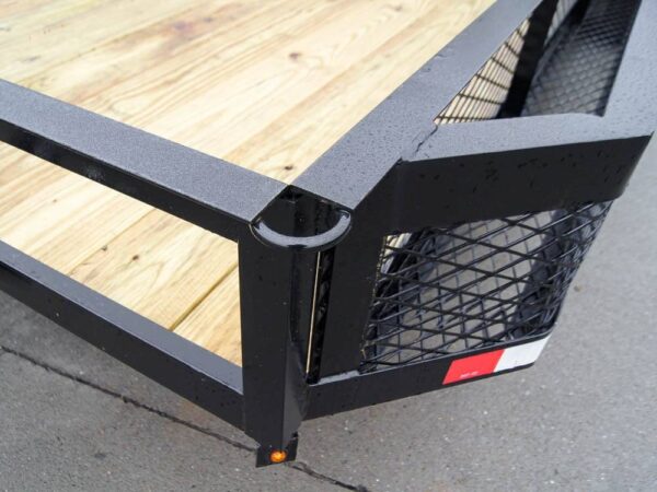 7x20 Dovetail Utility Trailer with Side Baskets (2) 3,500lb Axles - Image 12