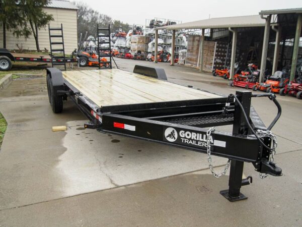 7x22 IBEAM Equipment Trailer (2) 7K Axles Stand-Up Ramps 14K GVWR - Image 8