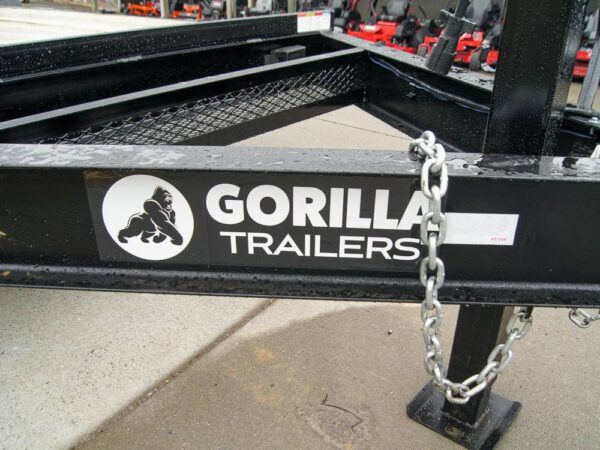 7x22 IBEAM Equipment Trailer (2) 7K Axles Stand-Up Ramps 14K GVWR - Image 10