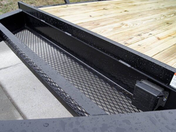 7x22 IBEAM Equipment Trailer (2) 7K Axles Stand-Up Ramps 14K GVWR - Image 11