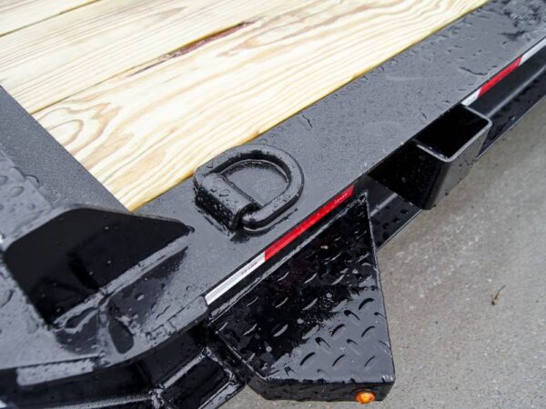 7x22 IBEAM Equipment Trailer (2) 7K Axles Stand-Up Ramps 14K GVWR - Image 12