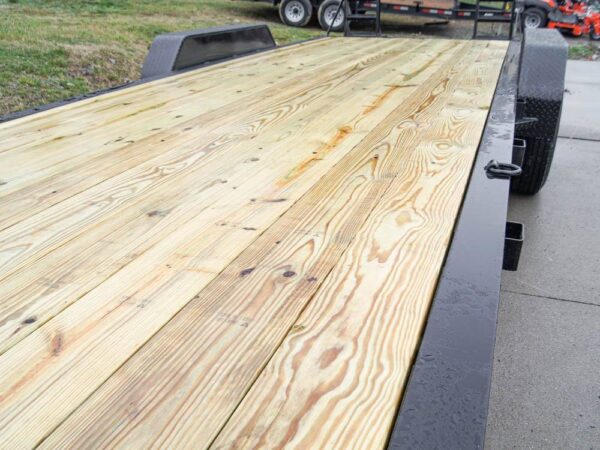 7x22 IBEAM Equipment Trailer (2) 7K Axles Stand-Up Ramps 14K GVWR - Image 13