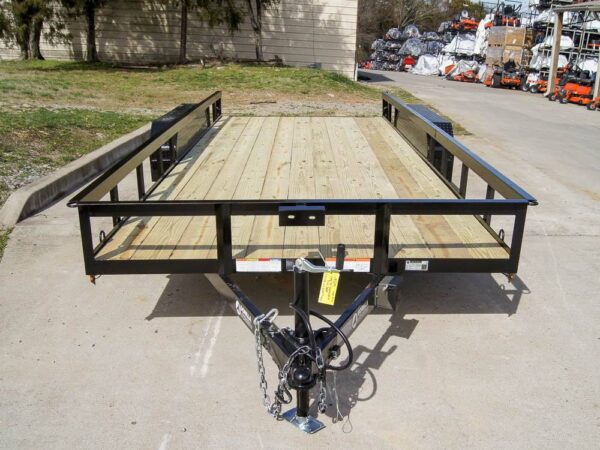 7x18 Straight Deck Utility Trailer (2) 3,500lb Axles - No Gate - Image 2